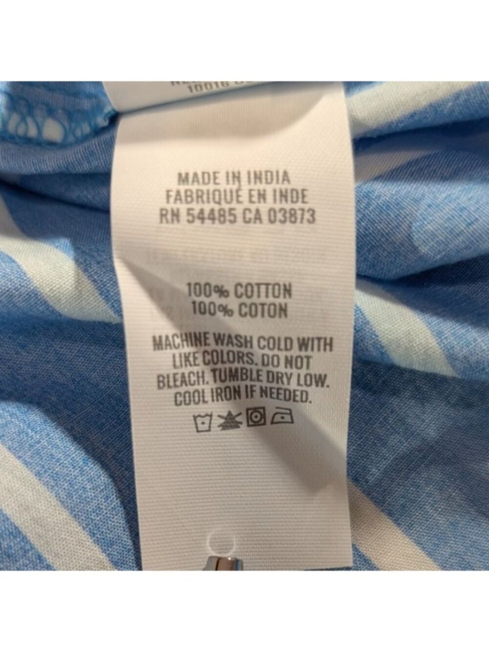 Aerie Good Day Button Day Shirt NWT Nautical Coastal Preppy 100% Cotton - Picture 9 of 11